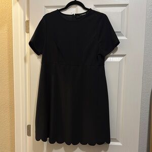 SHEIN Black A-Line Mini Dress Casual